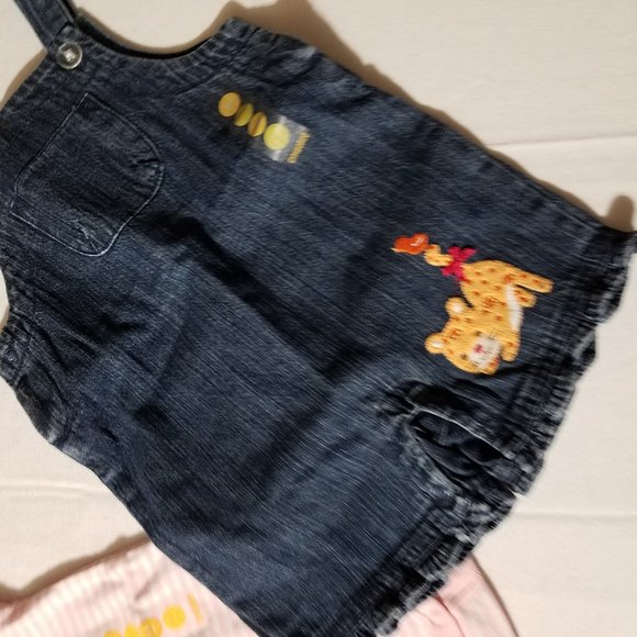 Gymboree Newborn Essentials {Jungle Parade} NWT 3-6 month overalls, bodysuit & 0 - Picture 5 of 5